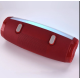 Портативная беспроводная Bluetooth колонка TG-165 C LED с RGB подсветкой red