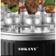 Электрошашлычница автоматическая Sokany SK6114 1500Вт, 11 шампуров, автооборот 360°
