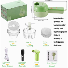 Аккумуляторная овощерезка электрическая FOOD CHOPPER Catling ручной измельчитель овощей, мультирезка