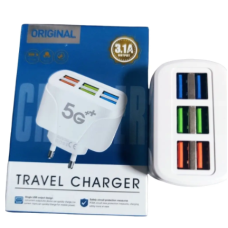 Зарядное устройство на 6 USB портов, БЫСТРАЯ ЗАРЯДКА ОТ ВНЕШНЕГО АККУМУЛЯТОРА
