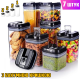 Органайзер для сыпучих продуктов 7шт 7Kit с крышками, для хранения пищевых продуктов, герметичные