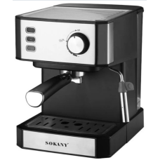 Кофемашина SOKANY SK-04005 черный, серебристый