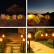 Фонарь садовый светильник на солнечной батарее Solar Flame Led Light XF-6018 с эффектом пламени