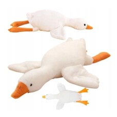 Игрушка подушка мягкая My Kigu Гусь Плюшевая Игрушка Антистресс Белая 50 см
