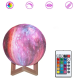 Настольный RGB светильник ночник Луна 3D Moon Night 15см