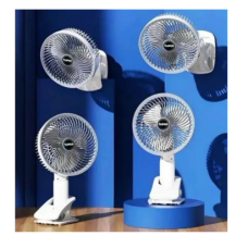 Мини вентилятор Desktop fan ручной с прищепкой аккумуляторный портативный переносной на аккумуляторе