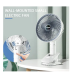 Мини вентилятор Desktop fan ручной с прищепкой аккумуляторный портативный переносной на аккумуляторе