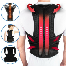 Оредичный корсет для коррекции поставки Back Pain Need Help Черный