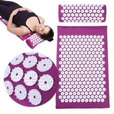 Ортопедический массажный коврик Acupressure mat с подушкой