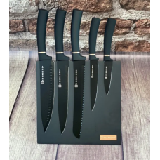 Набор кухонных ножей Edenberg EB-11007-Black 6 предметов черный
