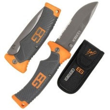 Складной нож Gerber Scout Bear Grylls с прищепкой (Длина 21 см.)