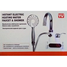 Проточный водонагреватель КРАН С ДУШЕМ  Instant Electric Heating Water Faucet НИЖНЕЕ ПОДКЛЮЧЕНИЕ