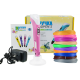 3D ручка с экраном 3d Pen-2 РОЗОВАЯ + 100м ПЛАСТИКА В ПОДАРОК