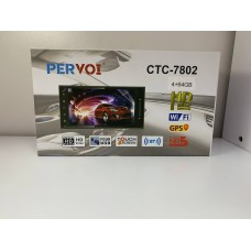 Автомагнитола PERVOI CTC-7802 Android 10.0, 7 Экран 4+64GB Wi-Fi,GPS,HD 1080p
