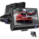 Видеорегистратор автомобильный с 3 камерами и 4-дюймoвым экраном Car DVR WDR Full HD 1080P