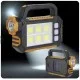 Фонарь ручной на солнечной батарее повербанк Solar multilight HS-8029-7-A