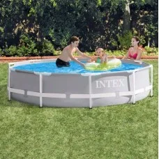 Круглый каркасный бассейн Intex 4485л (305 x 76 см) Prism Frame Pool